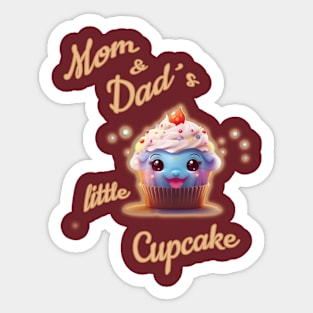 Mom & Dad´s little Cupcake Sticker